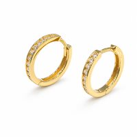 Orecchini Donna in Oro giallo Zircone Vidali Gioielli OROR-10-34